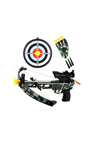 01035881 Sun-yfn-ok Set Crossbow Askeri 4 Vak Ok Sadak Hedefli Unisex