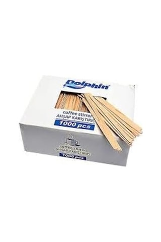 Dolphin Tahta Karıştırıcı 10cm 1000li