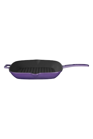 Lava Grill Tava 28*28 Metal Saplı Mor