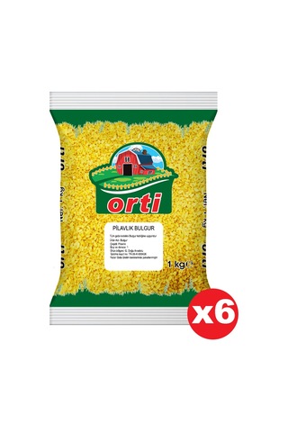 Orti Pilavlık Bulgur 6 x 1 KG