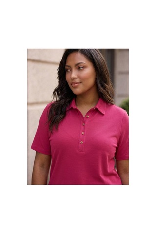 Hanezza Polo Yaka T-shirt Fuşya - 899768807 Fuşya
