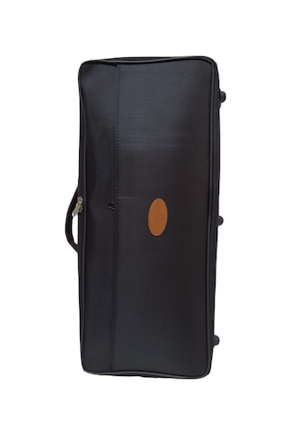 Profesyonel Evalı Kumaş Gigbag Çiftli Kemençe Kılıfı - Siyah Renk - Su Geçirmez