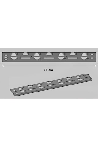 Metali Marka Kelebek Bağlantı Için Montaj Şablonu Cetvel 65 Cm N11.10188