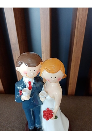 Gelin Damat Doğum Günü Pasta Süsü
