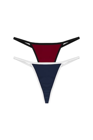 Yohannesclub, Kadın, Thong String, Nazik Lastik Yapısı, Rahat Kesim Bordo