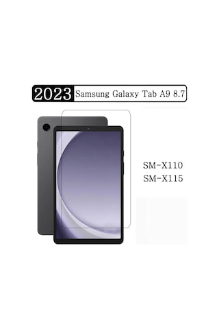 Samsung Galaxy Tab A9 8.7 Inç Nano Kırılmaz Ekran Koruyucu Şeffaf Cam Tam Uyumlu Sm-x110