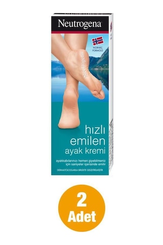 Neutrogena Norveç Hızla Emilen Ayak Kremi 2 x 100 ML
