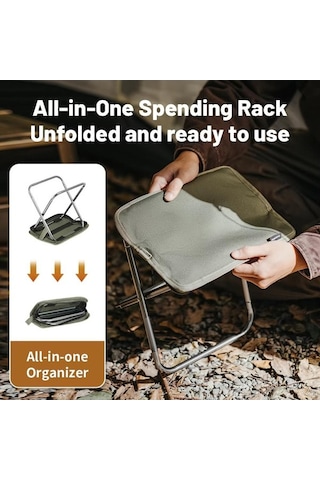 Prestigegoods Naturehike Katlanır Kamp Sandalyesi - Taşınabilir, Alüminyum, Yeşil Yeşil