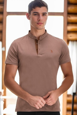 T8560 Dewberry T-shırt-kahve 1