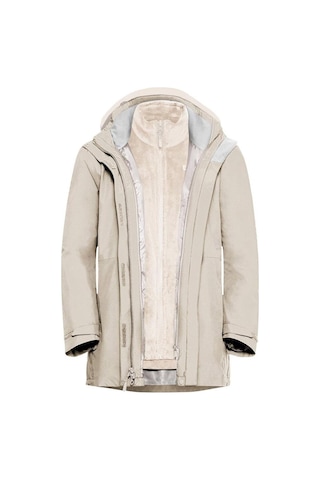 Jack Wolfskin Jack Wolfskın Rotwand 3ın1 Jkt W Kadın Pale Sand Outdoor Ceketi A60333-a0056 Ekru