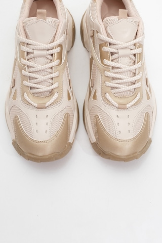 Luvishoes Luvi Shoes Lecce Bej Altın Kadın Spor Ayakkabı Bej - Altın