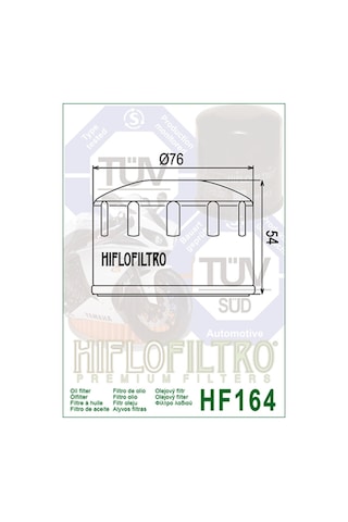 Bmw R1200 Gs 04-08 /K1600/R1200Gs Adv 10-13 Yağ Filtresi Hf164 388384850
