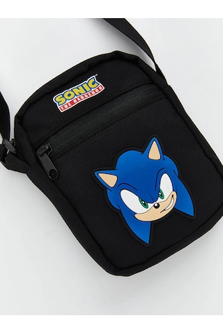 Lc Waikiki Siyah Sonic Baskılı Erkek Çocuk Omuz Çantası