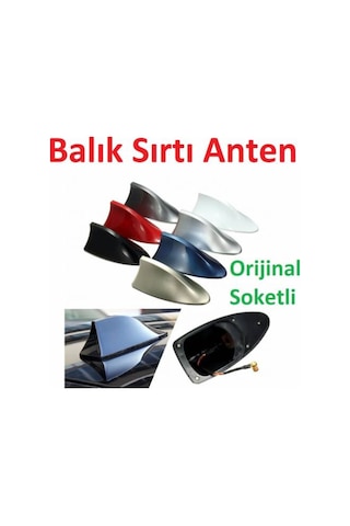 Noktaoto Tüm Araçlara Elektrikli Shark Köpekbalığı Balina Tavan Anteni