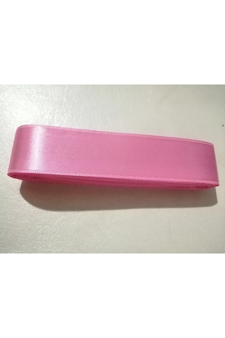 Abarta Saten Kurdele %100polyester 30mm 3cm -4metre-pembe