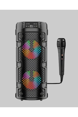 Taşınabilir Bluetooth Hoparlör Çift Sürücü Güçlü Bas Hd Ses Çoklu Bağlantı -