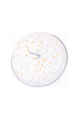 Emaylab Speckles Bowl Tabağı - Bowl Kase - Salata Kasesi - Sunum Kasesi 21cm Cobalt