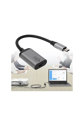 Wozlo Usb-c Usb 3.1 Type C Erkek To Mini Displayport Dişi 4k 60hz Çevirici Dönüştürücü Kablo
