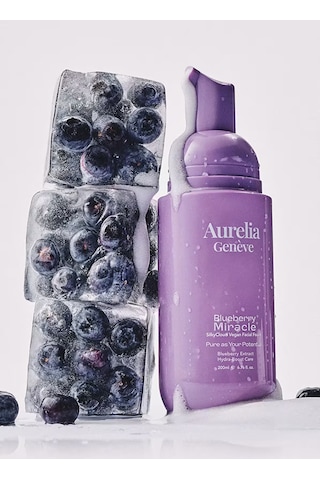 Aurelia Geneve Blueberry Miracle Silkycloud Vegan Facial Foam 200ml Temizleme Köpüğü