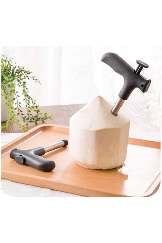 Dancemonkey Hindistan Cevizi Kabuğu Açıcı, Delik Delme Kapağı Açıcı Siyah