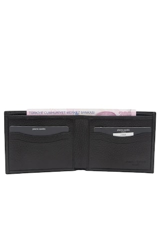 Pierre Cardin Siyah Floater Deri Erkek Cüzdanı 2368a41 Siyah-floater