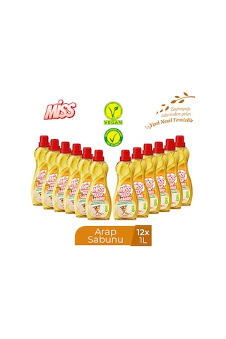 Miss Sıvı Arap Sabunu 12 x 1 L
