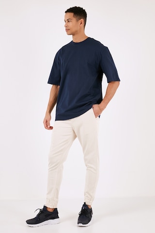 Buratti Pamuklu Oversize Bisiklet Yaka Basic Erkek T Shirt 5902365 Indigo