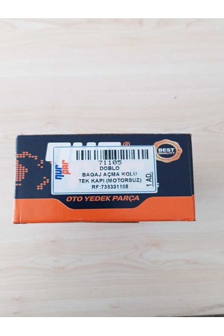 Fiat Doblo 2000-2009 Arası 5.kapı Bagaj Kapısı Açma Kolu Tek Açılır 735331105 0