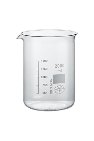 Simax Cam Beher 2000 ML Kısa Form Isıya Dayanıklı Beaker
