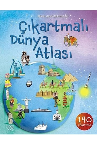 Çıkartmalı Dünya Atlası: 140 Çıkartma