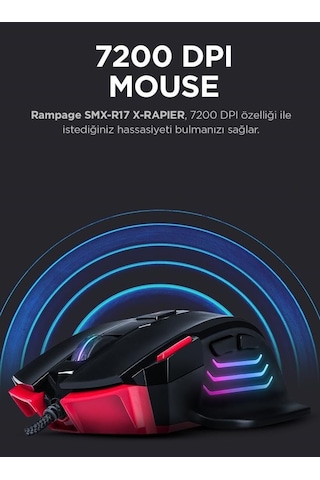 Rampage Bygamex K2 Süper 3lü Oyuncu Mouse Pad + Mouse + Klavye Set
