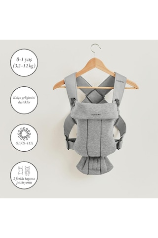 Babybjörn Mini Kanguru 3d Jersey Light Grey