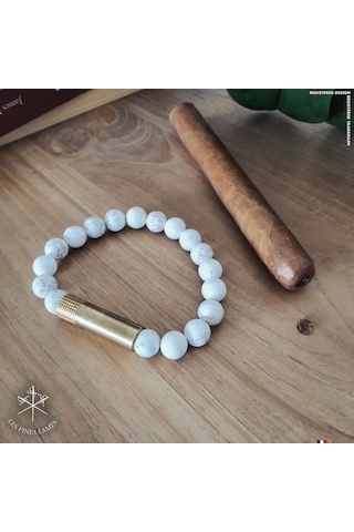 Les Fines Lames Punch Bileklik Brass Magnezit - L