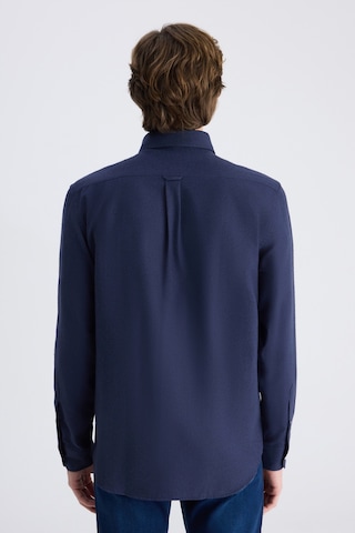 D'S Damat Ds Damat Comfort Lacivert Balıksırtı Pamuklu Gömlek 1hc02hd13265m Çok Renkli