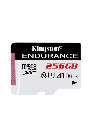 Kingston Sdce-256gb 256gb Microsdxc Endurance 95r-45w C10 A1 Uhs-ı Card Only Hafıza Kartı Kdo