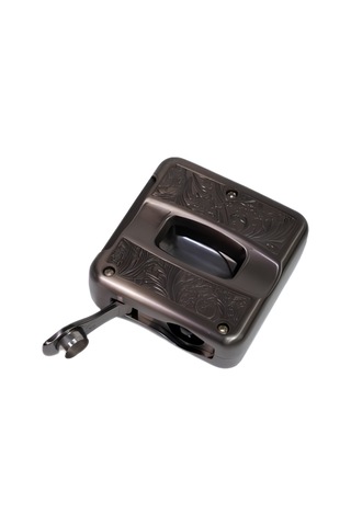 Parmida Gunmetal İşlemeli V-cut Puro Makası Kesici