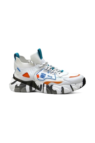 Guja 24y568 Trend Deri Erkek Sneaker Beyaz
