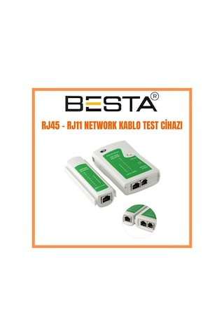 Rj45 / Rj11 Tester Adsl Kablo Cat5 Cat6 Kablo Test