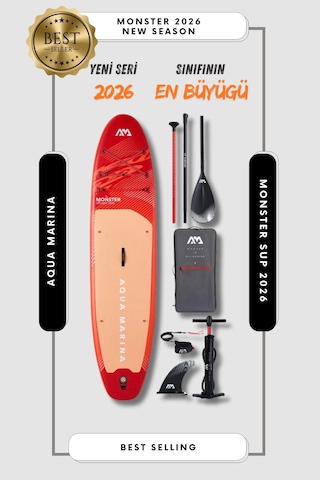 Aqua Marina Monster 2026 Yeni Seri Şişme Isup Stand-up Paddle Board 366cm