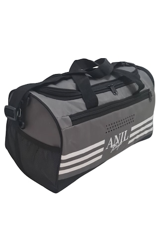 Anılbags Anıl Bags Spor Seyahat Çantası 45 Cm Ayakkabı Bölümlü Gri