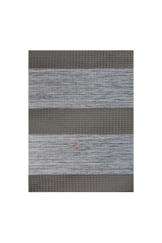 Gri Zebra Stor Perde Oygusuz İthal Bambu