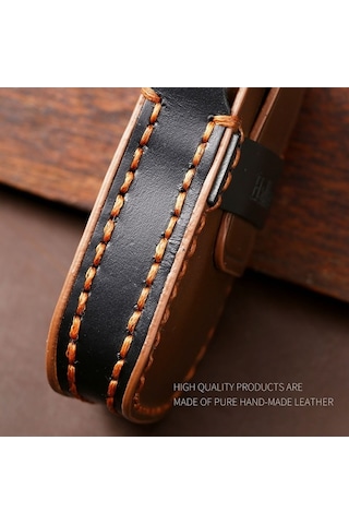 Wondernest Hallmo Subaru Forester Uyumlu Sığır Derisi Anahtar Kılıfı - Siyah