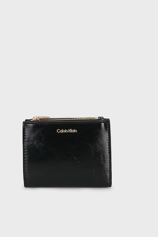 Calvin Klein Logolu Fermuarlı Kartlık Bayan Kartlık Lv04f1166g Ub1 Siyah SİYAH