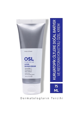 OSL Omega Skin Lab Lipids Repair Kuru Ve Olgun Ciltler İçin Onarıcı Krem 75 ML
