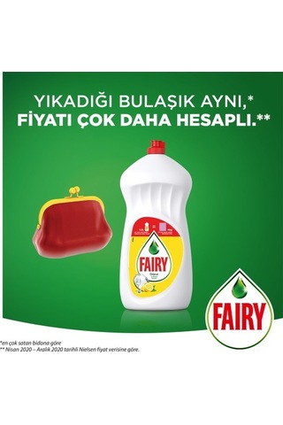 Fairy Sıvı Bulaşık Deterjanı Limon 1500 ml x 3 Adet