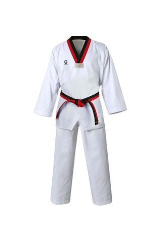 Top Glory Imlpe01 Pum Yaka Taekwondo Elbisesi Beyaz 001