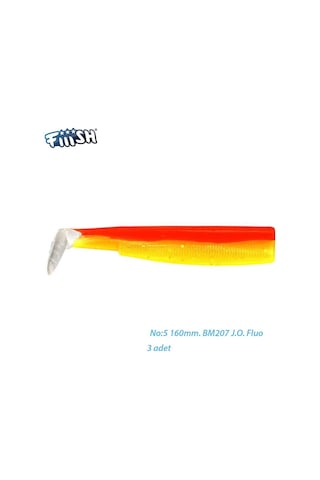 Fiiish Bm160/5 Bm207 3 Adet Yedek Gövde J.O. Fluo Silikon