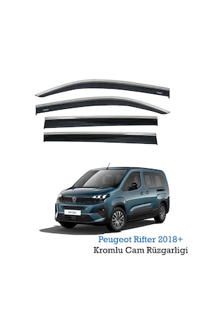 Peugeot Rifter Kromlu Cam Rüzgarlığı Niken 2018-2019-2020