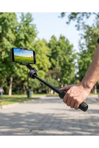 3 Axis Telefon Gimbal Stabilizer Video Çekim Sabitleyici -