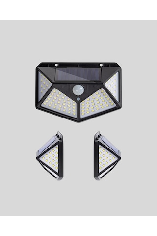 Hnrlıshp Güneş Enerjili Aydınlatma 100 Led Sensörlü Solar Dış Me Lamba